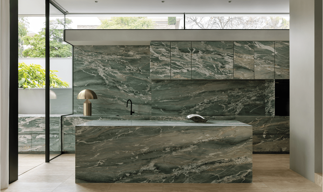 3rd place, Feras Raffoul's Victoria, Australia kitchen design featuring Sub-Zero and Wolf appliances.