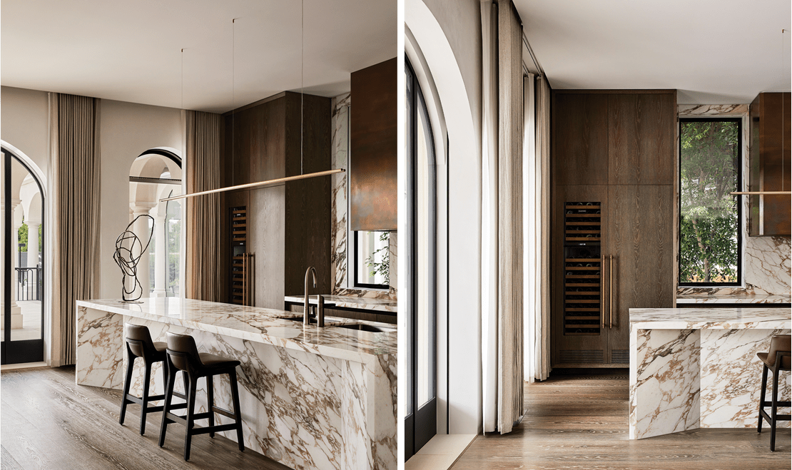 2nd place, Rob Mills' Melbourne, Australia kitchen featuring Sub-Zero and Wolf appliances.