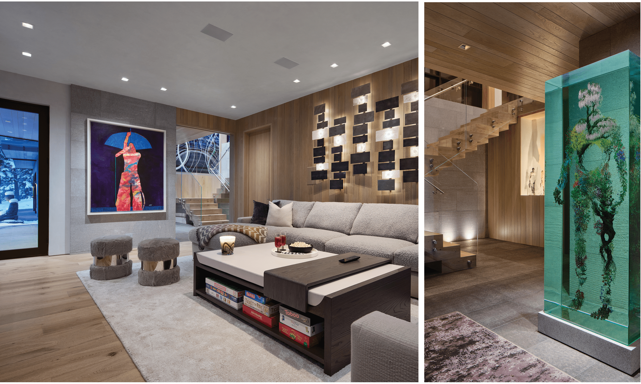 This Colorado home is filled with original artwork from Denver, German, and New York-based artists.