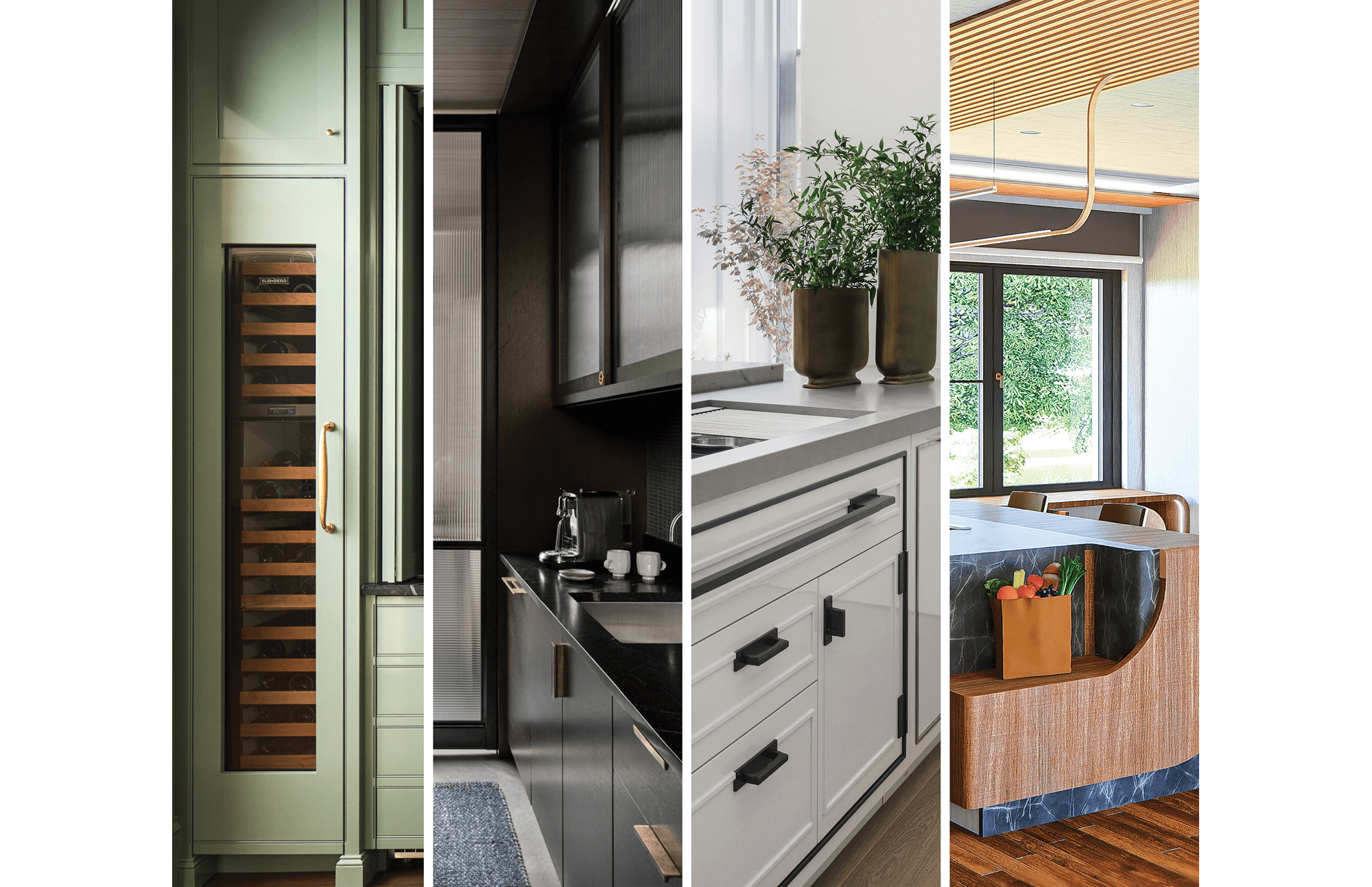 Kitchen designs pictured from left to right: Peyton Edwards, Mike Shively, Doug Durbin, and Alexander Drozdovitch.