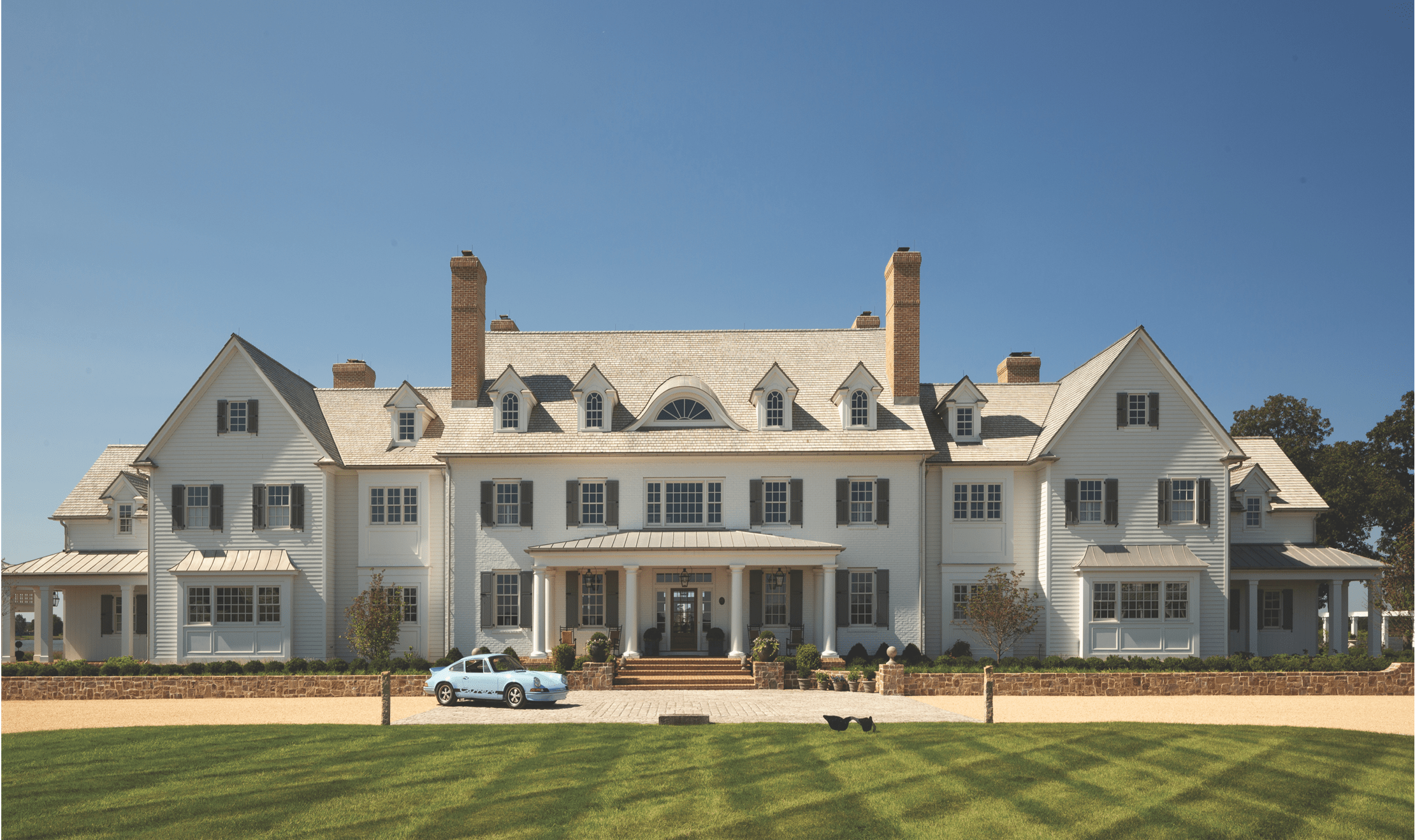 This estate on Maryland's eastern shore covers over forty-four thousand square feet of impressive craftsmanship and care.