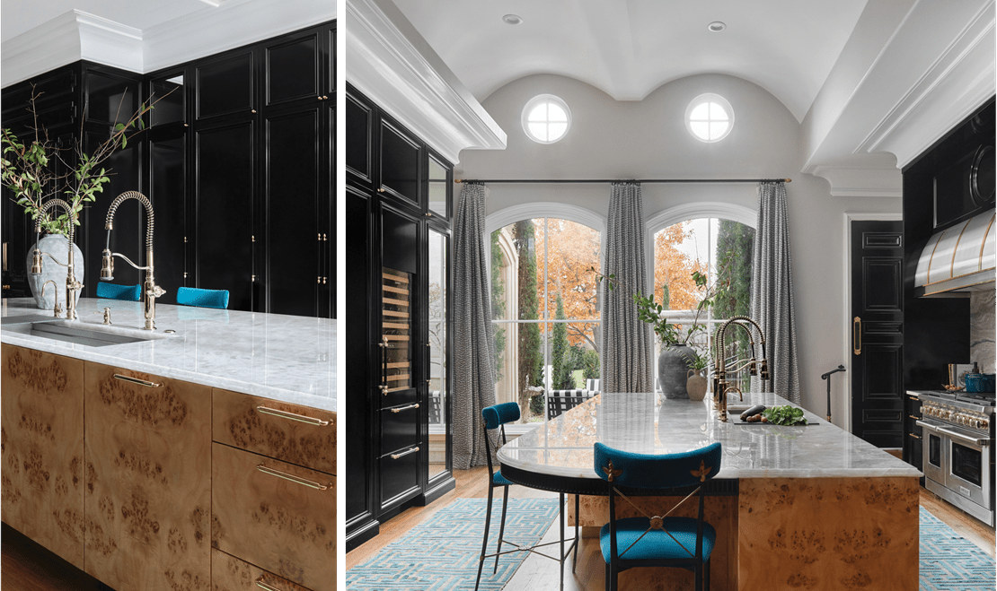 1st place, Melissa Fitzgerald's Oklahoma City, Oklahoma kitchen featuring Sub-Zero and Wolf appliances.