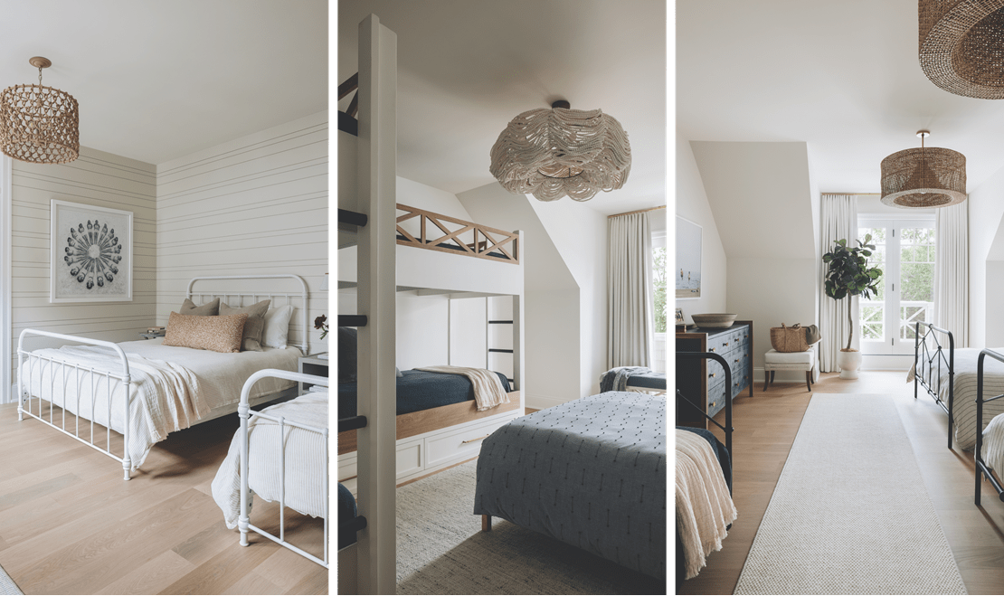 Amy Storm was challenged to create a new layout for the second floor. The space was meant to hold many friends or family.