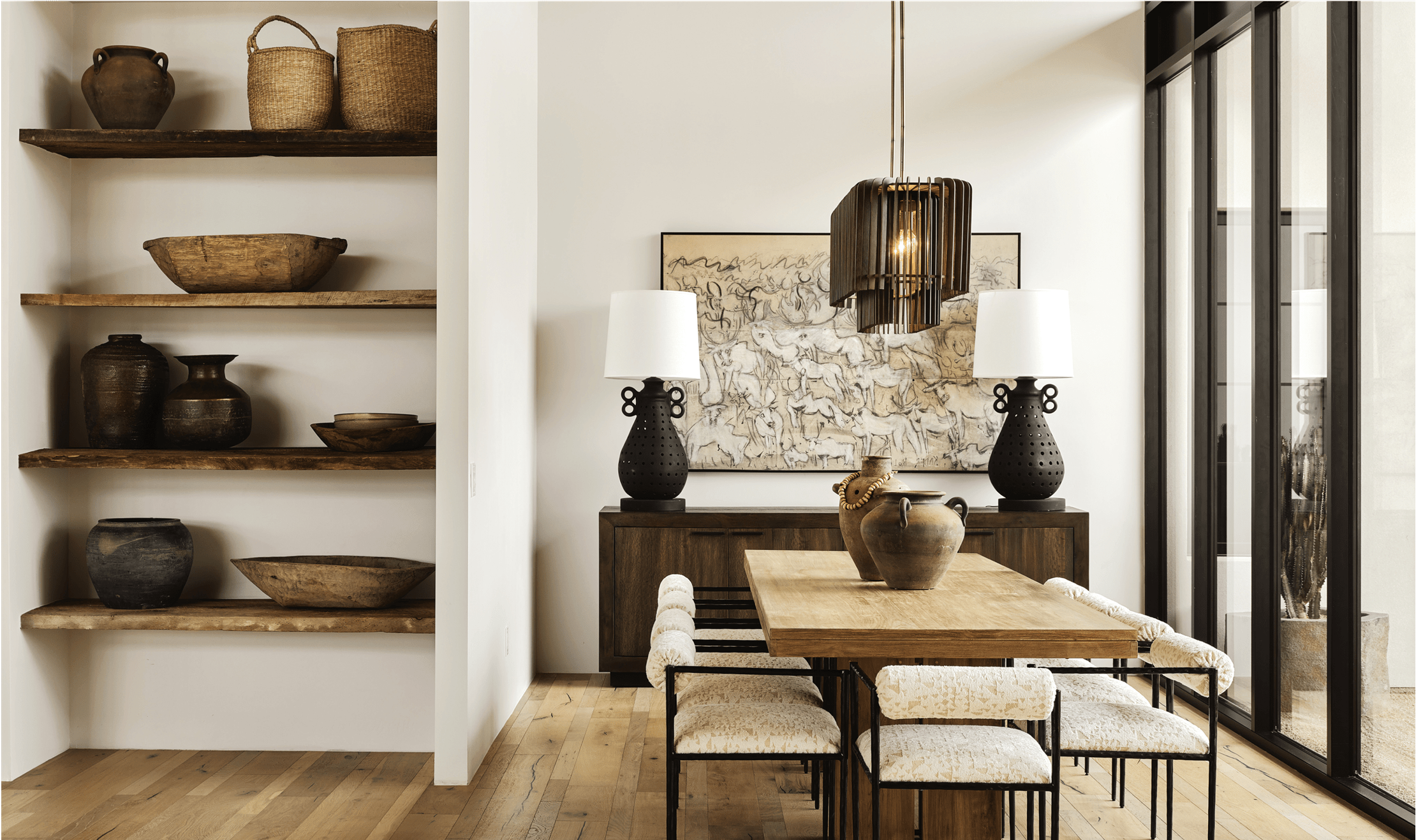  In this space, natural woods and stones allow the Tulum house to have a distinct warmth and character.