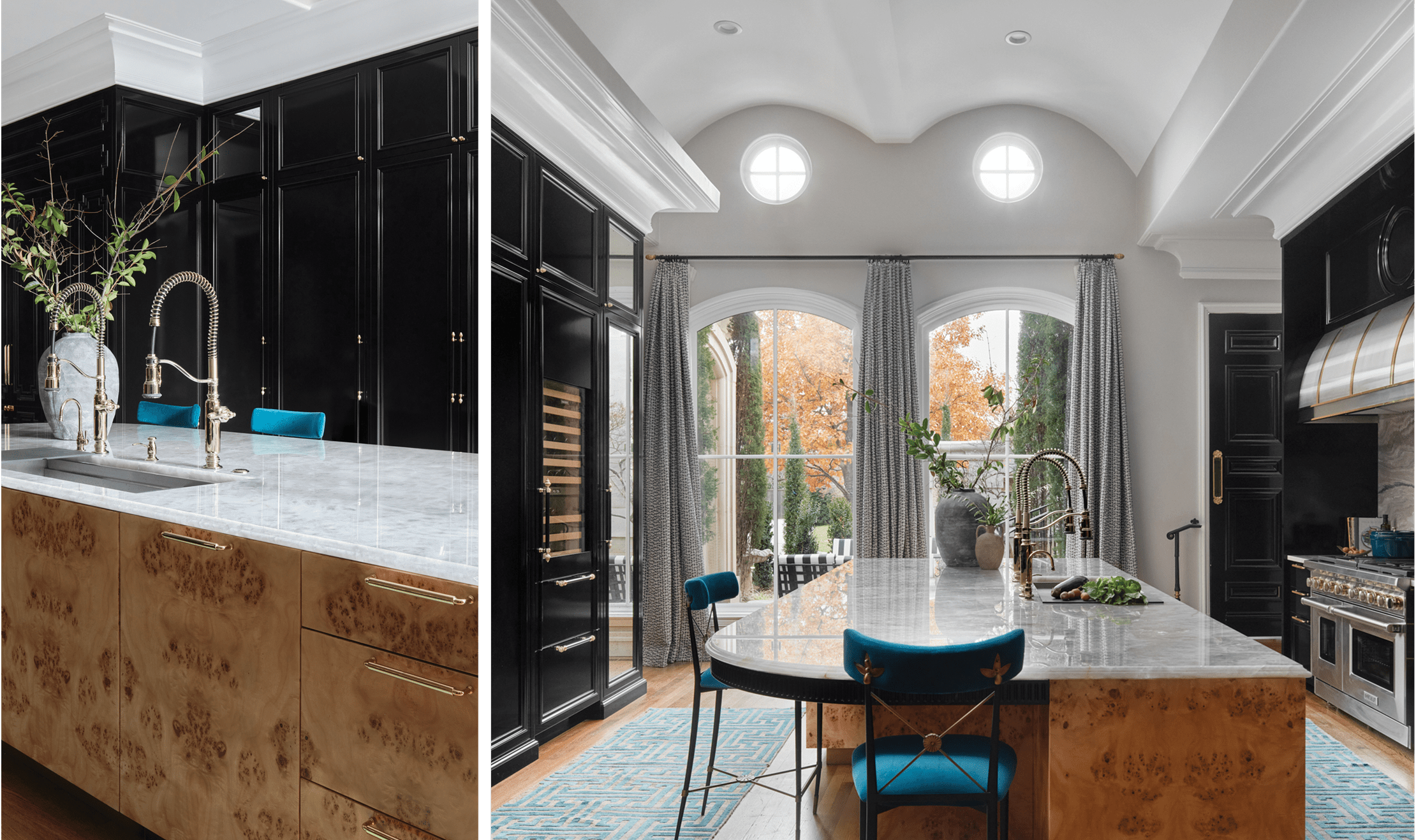 1st place, Melissa Fitzgerald's Oklahoma City, Oklahoma kitchen featuring Sub-Zero and Wolf appliances.