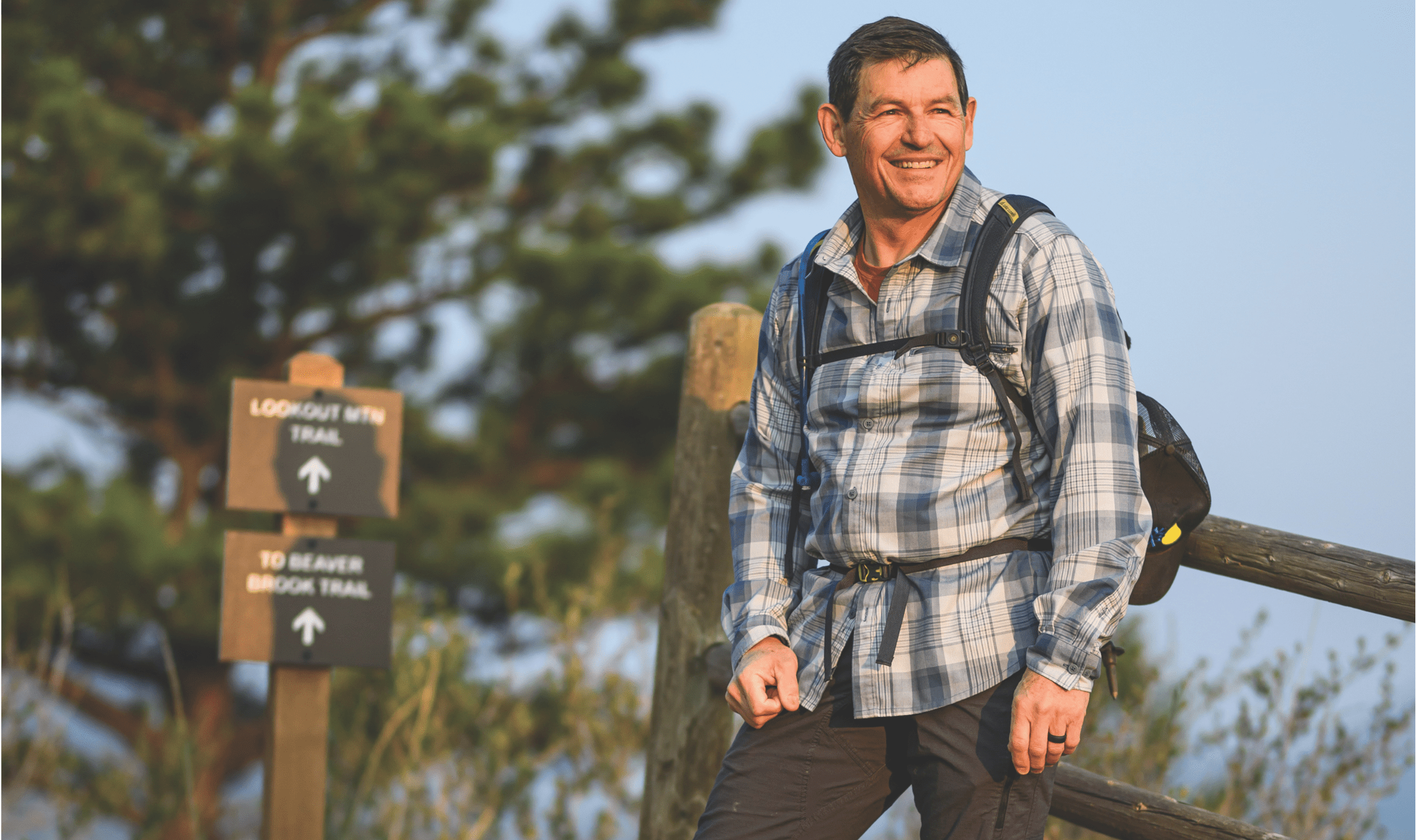 Outside of the Sub-Zero, Wolf, and Cove showroom, Ben likes to spend most of his time outdoors with his family.