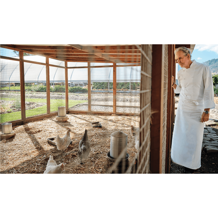 The French Laundry also has an accompanying farm which allows for many fresh ingredients to be used in their kitchen daily.
