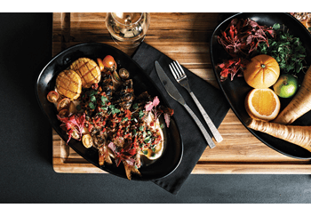 Grilled Red Mullet with Parsnip Puree