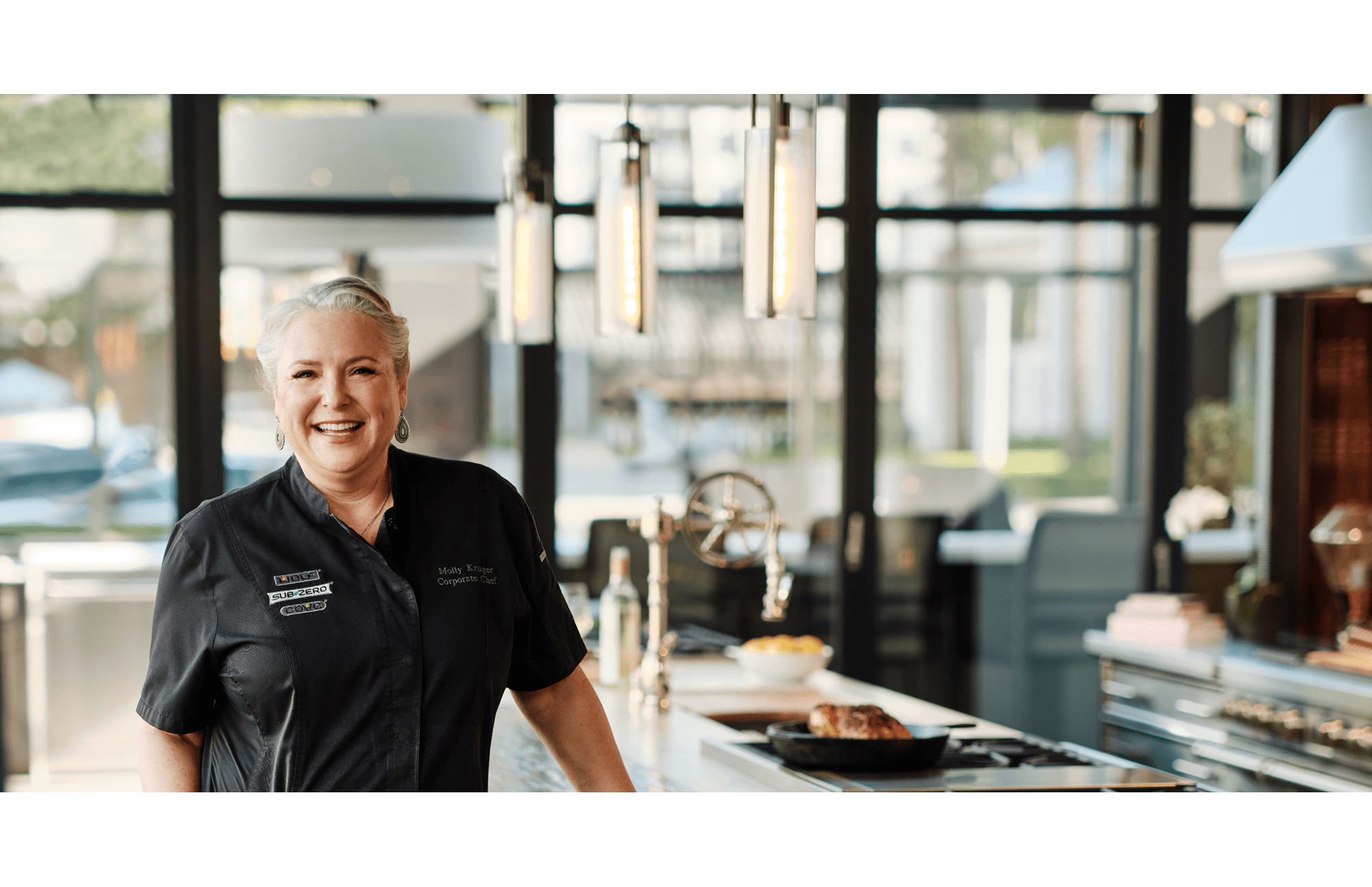 Sub-Zero, Wolf, and Cove Chef Molly Kruger shows off her West Coast flair within her culinary creations.