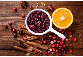 Cranberry Orange Bourbon Sauce goes well with a variety of meats, including turkey, pork, chicken, and ham.