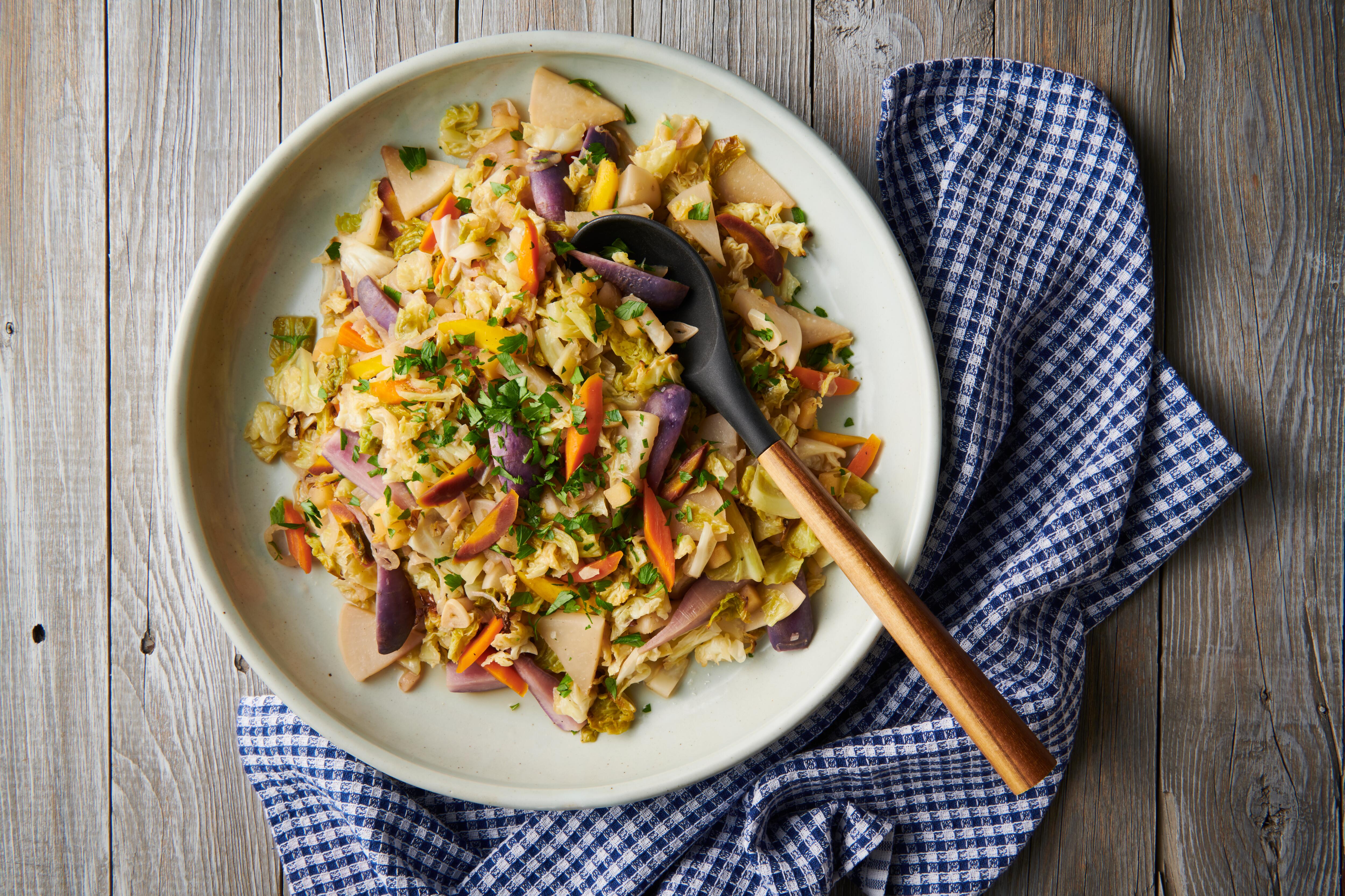Easy and delicious Braised Root Vegetables recipe using the Roast Mode setting of your Wolf Oven