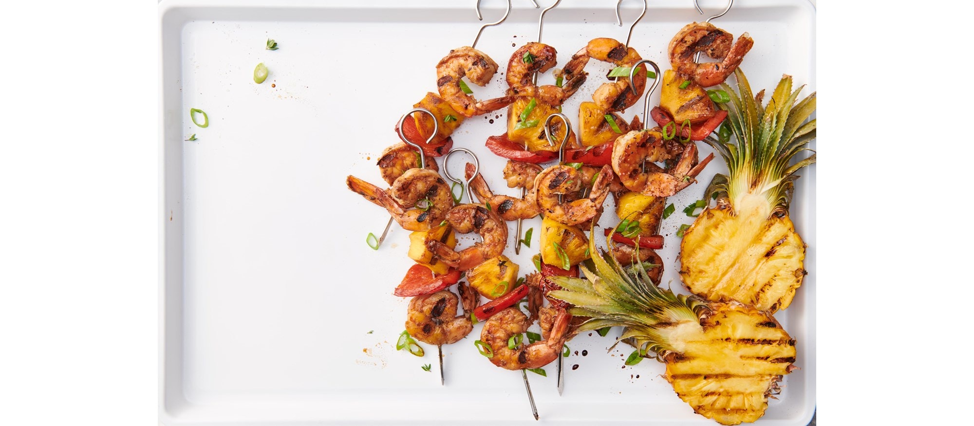 Easy and delicious Jamaican Jerk Shrimp Kebabs recipe using your Wolf Dual Fuel Range
