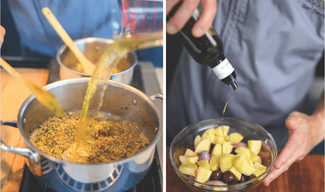 Coming from a lineage of teachers, Davis' favorite part of being a Sub-Zero, Wolf, and Cove chef is speaking with customers.