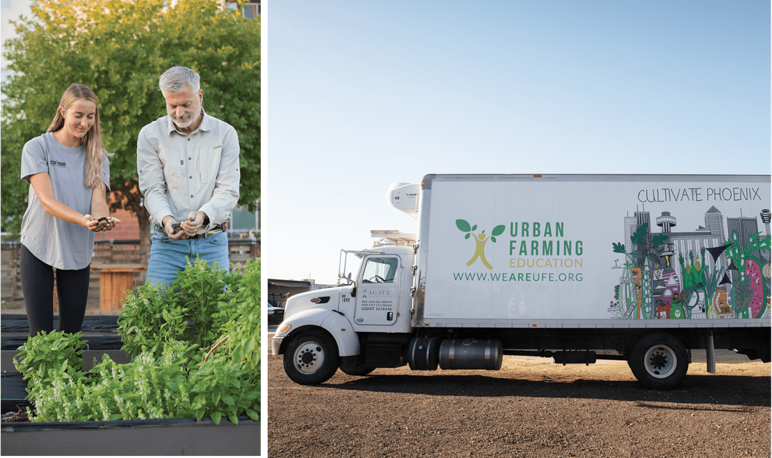 Dr. Joe Roselle, Chief Operating Officer of UFE, works directly with the youth to help the entire community.