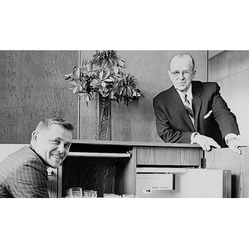 Bud Bakke, left, and Westye Bakke, right, laid the early groundwork for Sub-Zero Group Inc.