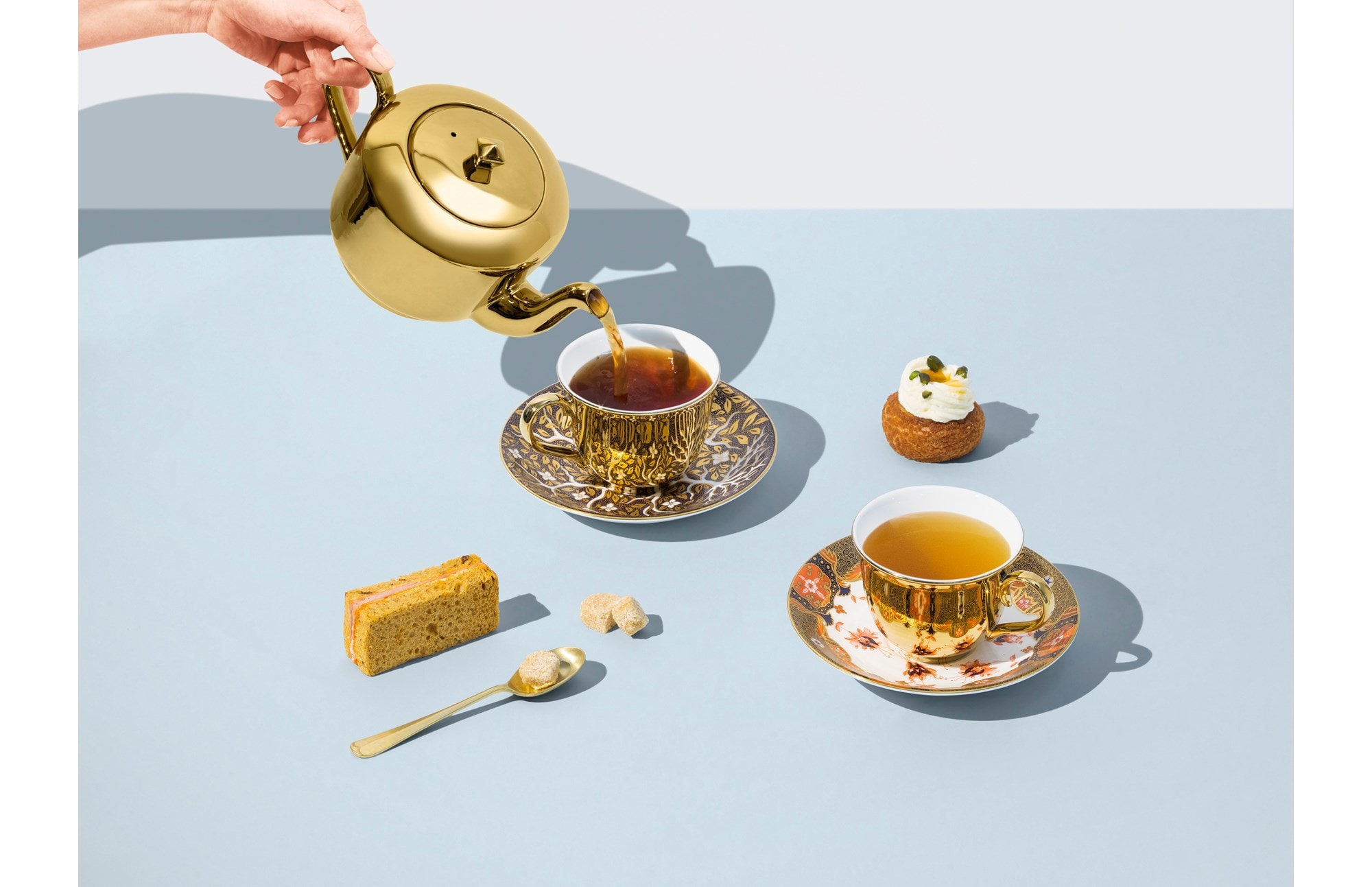 Richard Brendon crafts contemporary china and glassware by using time-honored techniques.