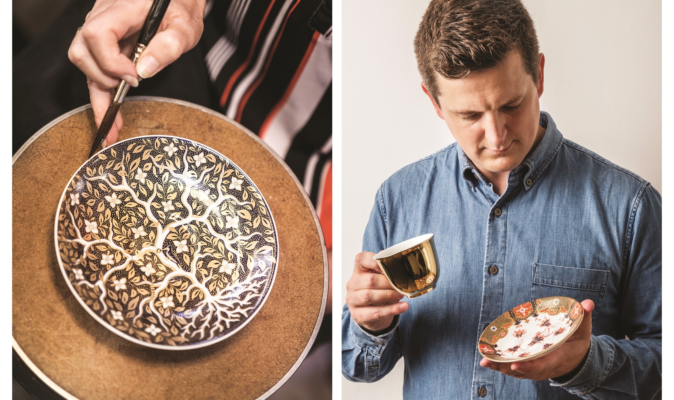 Richard Brendon strives to make our pieces best they can possibly be, whether it’s a mug or a Champagne flute.  