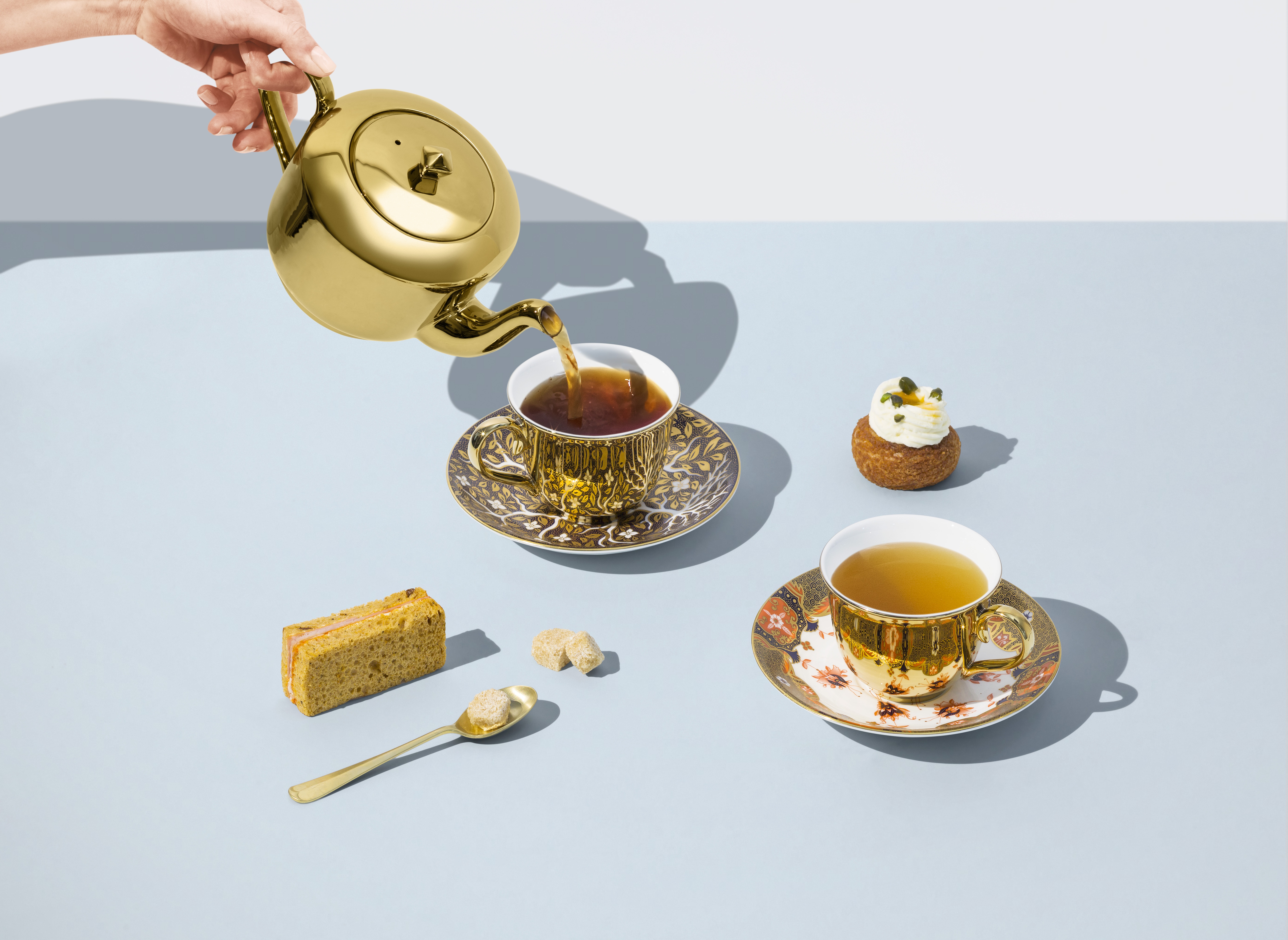 Richard Brendon crafts contemporary china and glassware by using time-honored techniques.