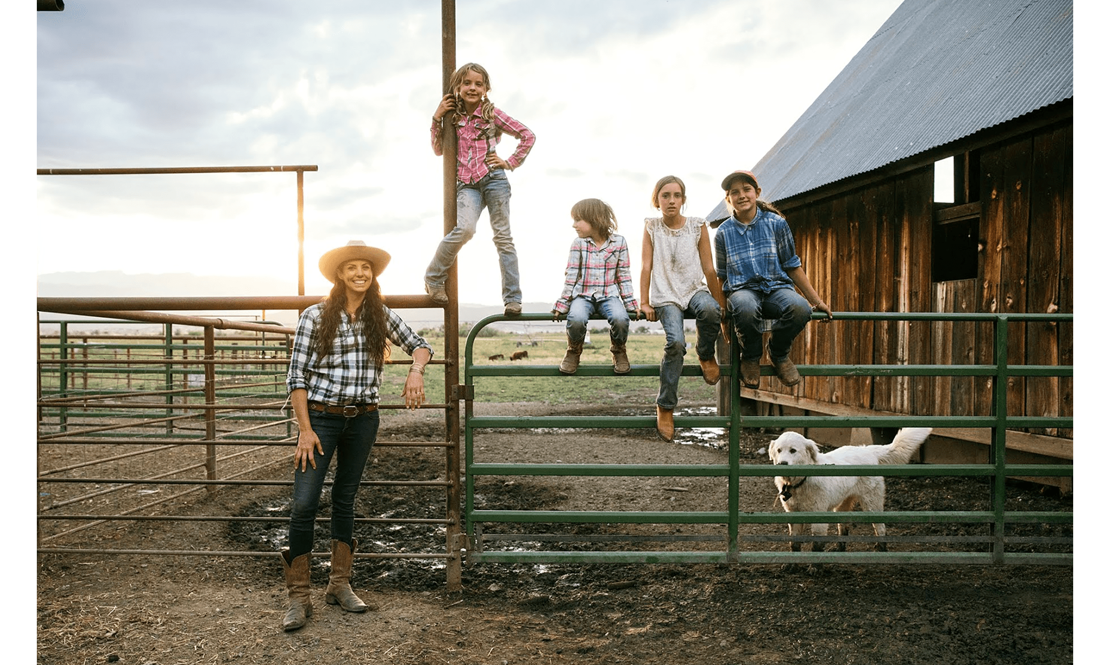 Mary Hefferenan with her daughters - The Young Marys in rural Northern California