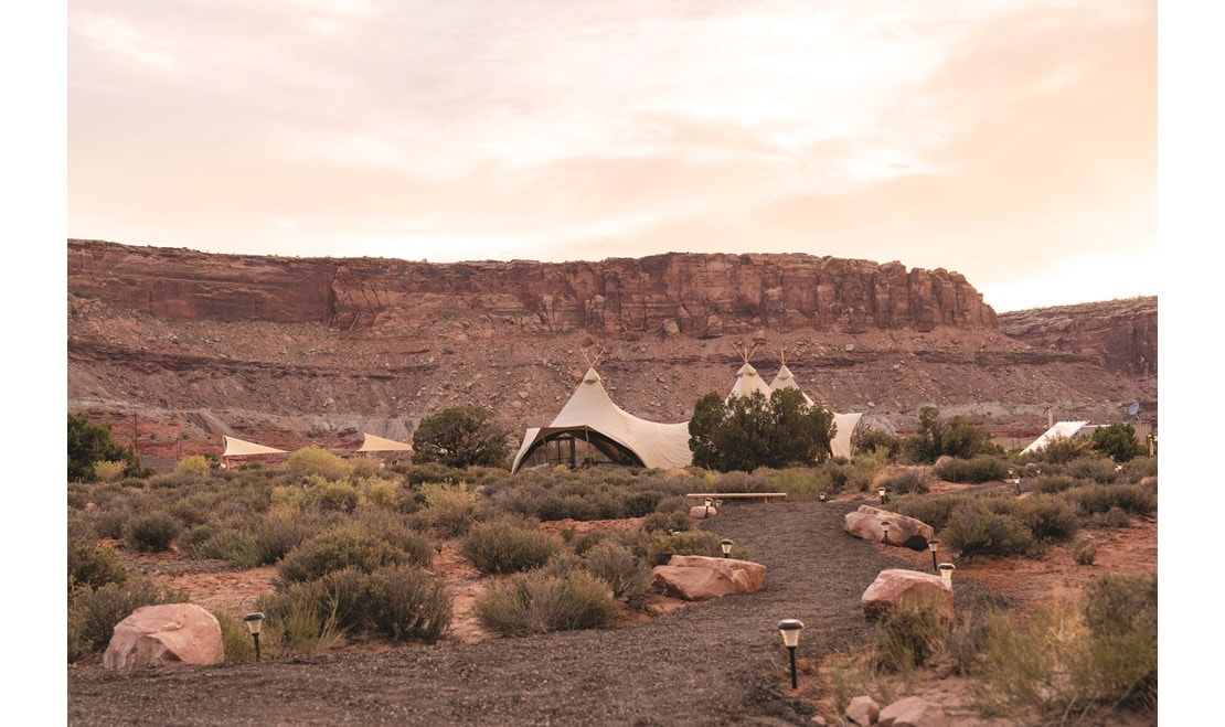The Great Smoky Mountains are minutes from Gatlinburg, Tennessee.