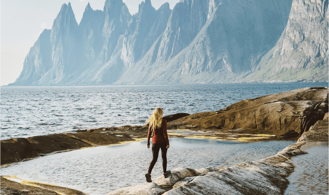 Frank A. Del Rio, President of Oceania Cruises, is excited for patrons to see areas like this seaside, mountain view.