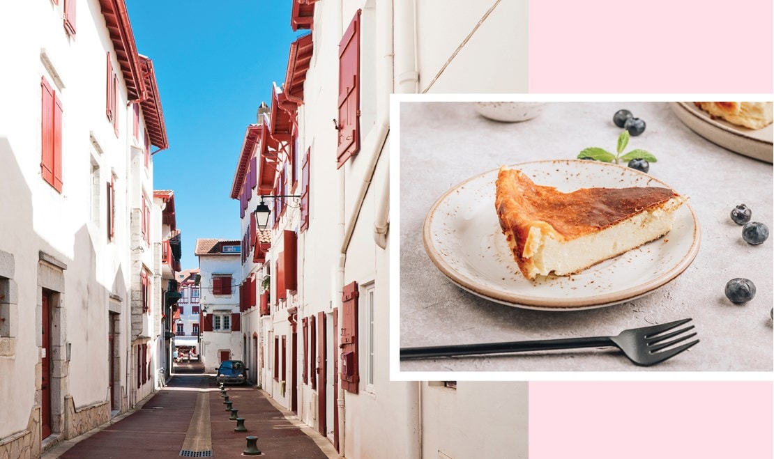 Colorful houses and steep streets are typical of the towns in the Basque region. Saint-Jean-de-Luz is a pastry lover's heaven.