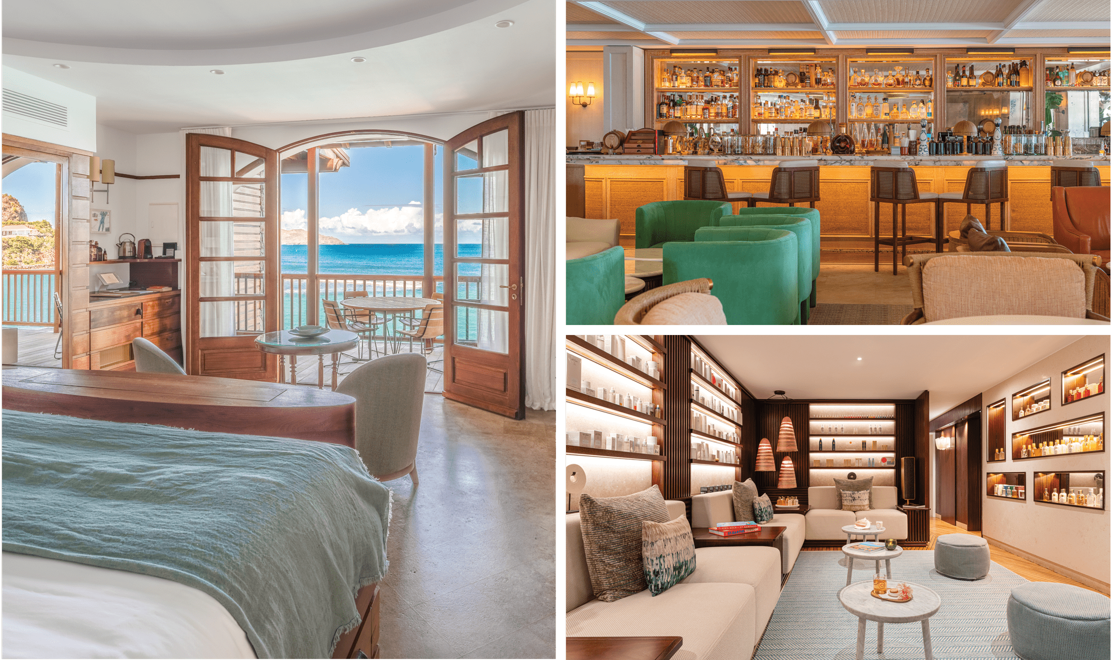 Each accommodation offers something unique, like a Hollywood-inspied suite or fully staffed villas somewhere on the island.