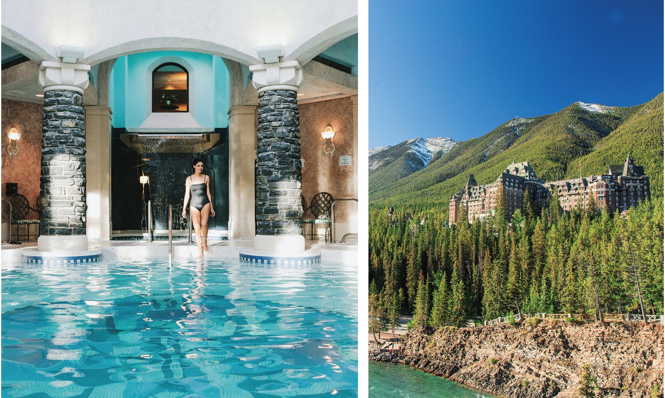 Geothermal Spas Fairmont Banff Springs, Alberta, Canada 