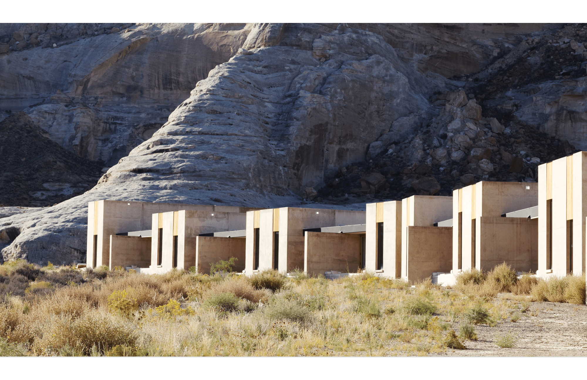 Amangiri Resort, located in southern Utah, offers rest and relaxation within its intimate 34-suite resort.