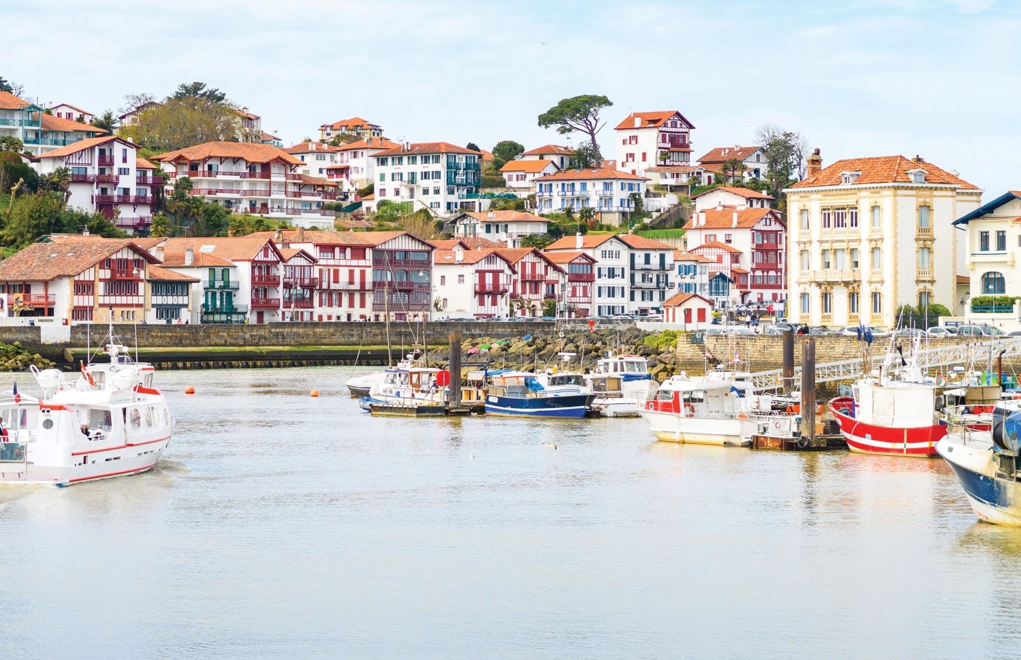 A unique, culturally rich area of Basque County in northeast Spain and southwest France showcases their bayfront location.