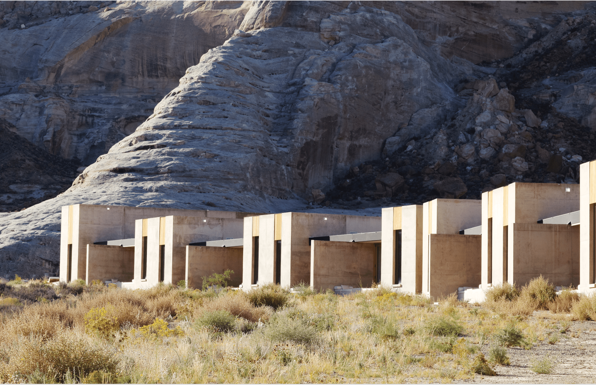 Amangiri Resort, located in southern Utah, offers rest and relaxation within its intimate 34-suite resort.