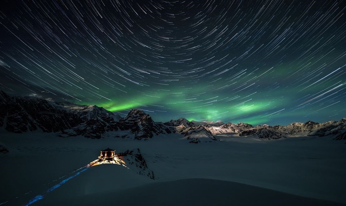 Sheldon Chalet in Denali National Park, Alaska.