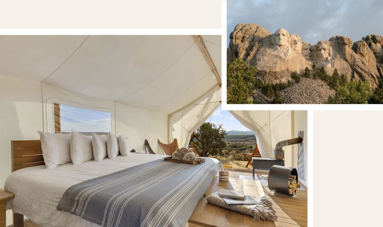 The Mount Rushmore location is four miles away from the iconic monument.