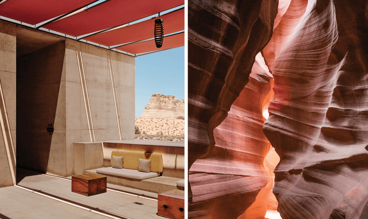 Amangiri Resort's inclusive experience allows its guests to be in touch with the Colordo Plateu region.