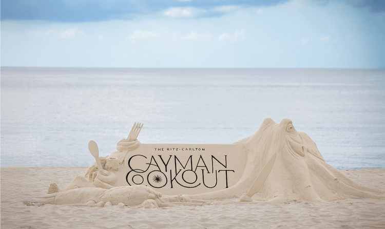 A sand sculpture with