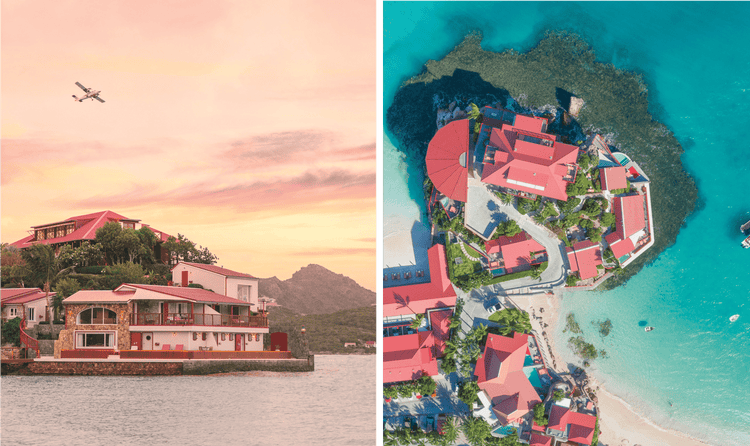 There are over thirty stylish, luxury rooms, suites, and villas to choose from at the Eden Rock - St. Barths Resort.